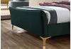 4ft6 Double Clover green velvet fabric upholstered bed frame 6